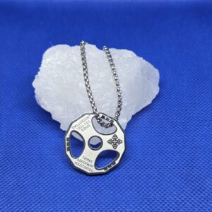 Halskette"Hantelscheibe"